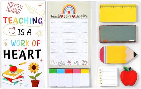 Teacher Gifts Sticky Notes, Teacher Appreciation Gifts End of Year Teachers Gift for Women from Students, Back to School Teachers Supplies for Classroom First Day of School Teachers Stuff in Saudi Arabia