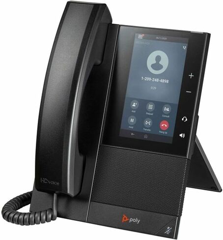 Poly CCX 505 Business Media Phone SIP هاتف أرضي مع PSU الولايات المتحدة - الترجمة الإنجليزية in Kuwait