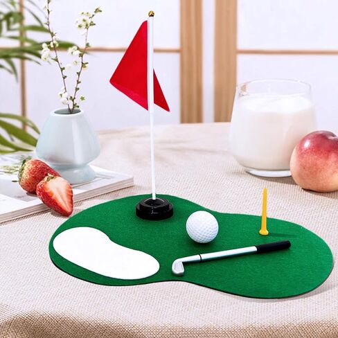 6-Set Golf Table Centerpieces Premium Golf Party Decorations Including Golf Balls, Turf, Clubs, Tees, Sand Traps, Red Flags & Stands,Golf Pen, Ideal for SportsThemed Birthday Parties & Event Decor in Saudi Arabia