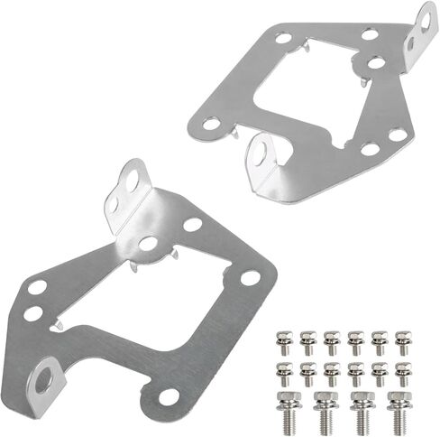 86211-89111 86212-89111 Radio Mounting Bracket, Left & Right Stereo Receiver Support Bracket, Compatible with 1985-2004 Toyota Tacoma 4Runner Pickup T100, Dashboard Radio Mount Brackets Replacement in Saudi Arabia