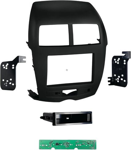 Metra Electronics 99-7014B مجموعة تثبيت لوحة القيادة أحادية/مزدوجة DIN لمركبات ميتسوبيشي أوتلاندر الرياضية 2011-Up in Kuwait