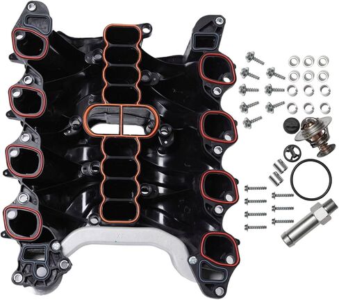 Upper Intake Manifold w/Gasket Fit For Ford E-150 E-250 F-150 F-250 2003-2006 4.6L 615-278 in Saudi Arabia
