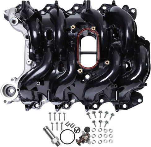 Upper Intake Manifold w/Gasket Fit For Ford E-150 E-250 F-150 F-250 2003-2006 4.6L 615-278 in Saudi Arabia