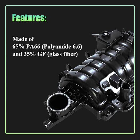 AUCERAMIC Engine Intake Manifold Assembly Compatible with 2009-2024 Ram 1500 2500 3500 Dodge Durango Chrysler Aspen 5.7L V8 Replacement 68194114AC 68048074AB in Kuwait