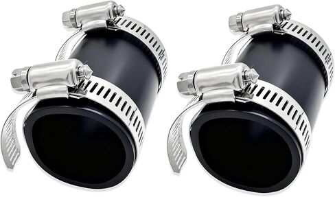 خرطوم منظف الهواء 9N9652 متوافق مع جرارات Ford New Holland 2N 8N 9N NAA 600 700 800 900، خرطوم سحب بديل مع 4 مشابك، أحمر، عبوتان in Kuwait