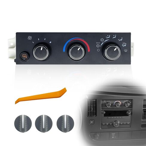 599-294 A/C Heater Climate Control Module Compatible with Chevy Express 1500 2500 3500, GMC Savana 1500 2500 3500, Pasajeros G30, Replaces# 84106609 15773679 in Saudi Arabia