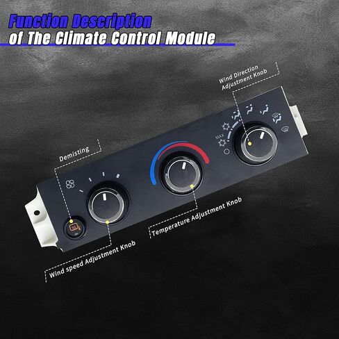 599-294 A/C Heater Climate Control Module Compatible with Chevy Express 1500 2500 3500, GMC Savana 1500 2500 3500, Pasajeros G30, Replaces# 84106609 15773679 in Saudi Arabia