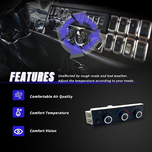 599-294 A/C Heater Climate Control Module Compatible with Chevy Express 1500 2500 3500, GMC Savana 1500 2500 3500, Pasajeros G30, Replaces# 84106609 15773679 in Saudi Arabia