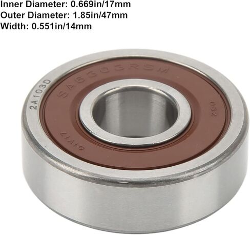 Alternator Bearing Series Truck 97-02 Expedition Alternator Bearing Double Sealed Aluminum Alloy 949100‑2820 Replacement Series 97-01 -150-250 350 in Kuwait