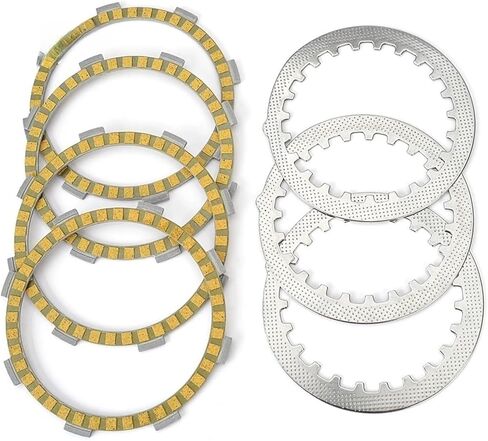 Motorcycle Clutch Disc Friction Plate Friction Clutch Plate Kit for RZ50 5FC DT80 MX MXS LC1 TZM50R YZ80C YZ80D YZ80E YZ80G Motorcycle Disc Engine Plate in Kuwait