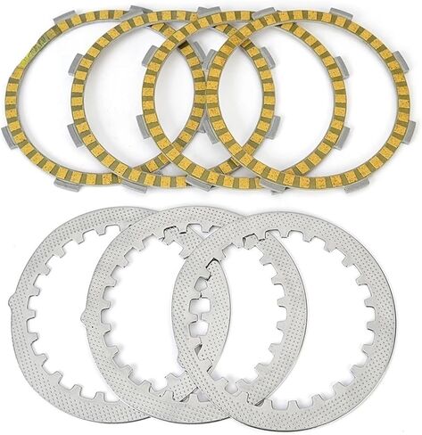 Motorcycle Clutch Disc Friction Plate Friction Clutch Plate Kit for RZ50 5FC DT80 MX MXS LC1 TZM50R YZ80C YZ80D YZ80E YZ80G Motorcycle Disc Engine Plate in Kuwait