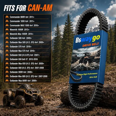 حزام القيادة Can-Am متوافق مع Maverick 1000، Can-Am Commander 800 1000، Renegade/Outlander 650، بديل لـ 422280360 422280364 715000302 715900030 715900212 in Kuwait