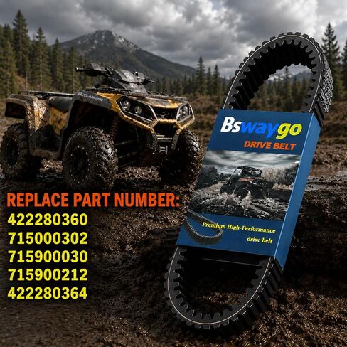 حزام القيادة Can-Am متوافق مع Maverick 1000، Can-Am Commander 800 1000، Renegade/Outlander 650، بديل لـ 422280360 422280364 715000302 715900030 715900212 in Kuwait