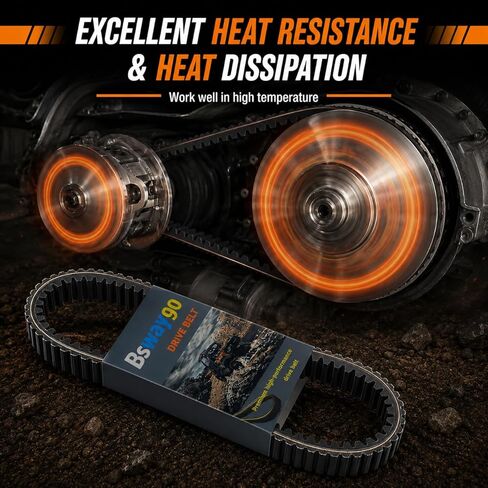 حزام القيادة Can-Am متوافق مع Maverick 1000، Can-Am Commander 800 1000، Renegade/Outlander 650، بديل لـ 422280360 422280364 715000302 715900030 715900212 in Kuwait