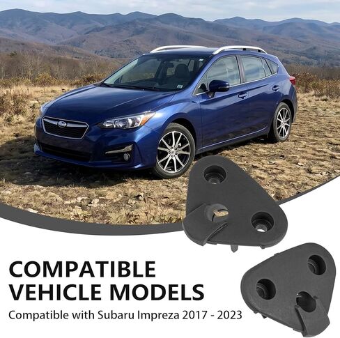 Sun Visor Replacement Clips Compatible with Impreza 2017-2023 – 2 Pack Visor Accessories (Driver & Passenger Side) – Durable Sun Visor Clip Mounts for Stable Function (Black) in Saudi Arabia