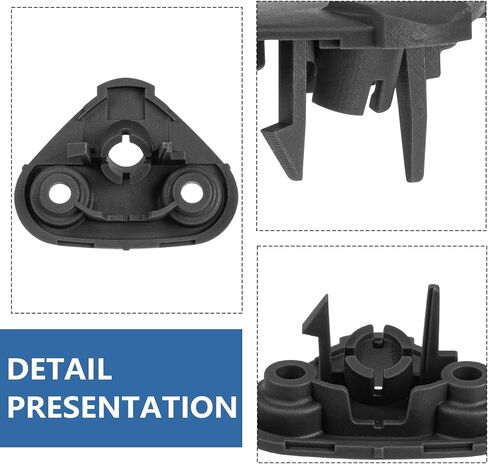 Sun Visor Replacement Clips Compatible with Impreza 2017-2023 – 2 Pack Visor Accessories (Driver & Passenger Side) – Durable Sun Visor Clip Mounts for Stable Function (Black) in Saudi Arabia
