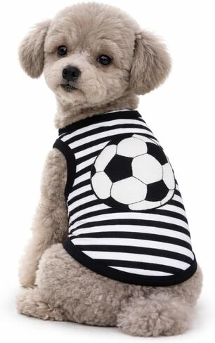 قميص Petitebella Soccer Puppy Dog (مخطط، صغير) in Saudi Arabia