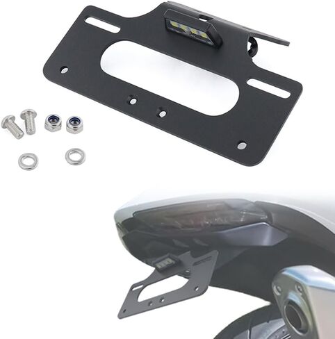 مزيل حاجز الدراجة النارية مع ضوء لوحة ترخيص LED مناسب لـ GSX1300R هايابوسا 2022-2026 الذيل مرتب in Kuwait