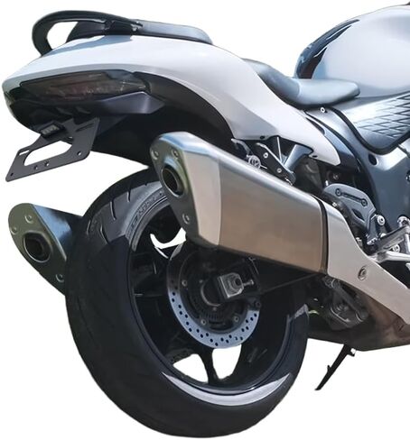 مزيل حاجز الدراجة النارية مع ضوء لوحة ترخيص LED مناسب لـ GSX1300R هايابوسا 2022-2026 الذيل مرتب in Kuwait