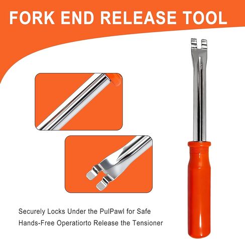 2Pcs/Set Automatic Slack Adjuster Release Tool Wrench Fork End Release Tool and 5/16" Double Square Ratcheting Wrench Brake Adjustment Tool in Kuwait