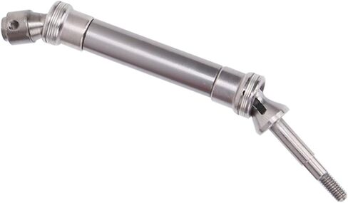 Drfeify Metal Rear CVD Drive Shaft Set, 2pcs 115mm Heavy Duty Replacement Axle Shaft with Three Stage Anti Separation Design, for Slash 1 10 RC Car (Ti Color) in Kuwait