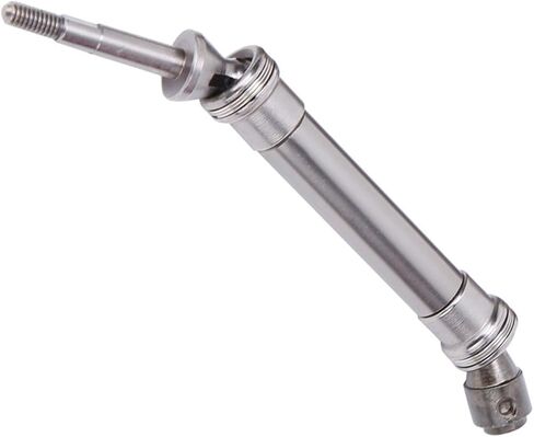 Drfeify Metal Rear CVD Drive Shaft Set, 2pcs 115mm Heavy Duty Replacement Axle Shaft with Three Stage Anti Separation Design, for Slash 1 10 RC Car (Ti Color) in Kuwait
