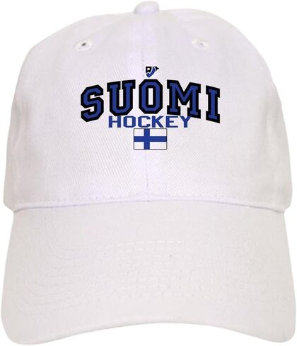 CafePress Finland(Suomi) Hockey Cap Adjustable Baseball Cap in Saudi Arabia