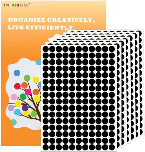 4400 PCS Dot Stickers,0.5 Inch Color Coding Labels,16 Morandi Colors,Round Stickers for Aesthetic Journaling,Office,Classroom,Student,Price Tagging,25 Sheets in Saudi Arabia