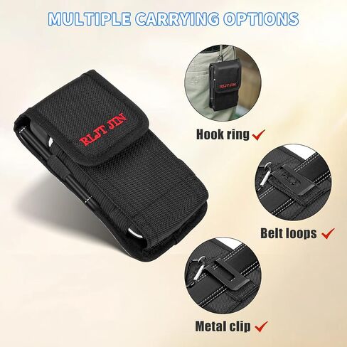 TC77 Scanner Holster for Zebra TC70 TC77 TC72 TC73 TC78 TC51 TC52 TC56 TC57 TC75 TC75x TC70x MC67 M60 Scanner Server Pouch with Metal Belt Clip, Pen Holder & Belt Loop(1PCS) in Saudi Arabia