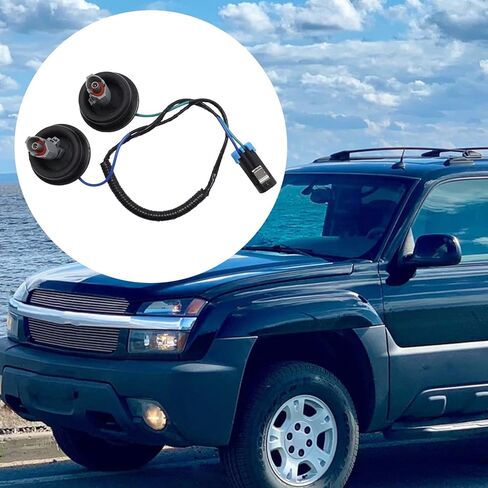 Knock Sensors with Wiring Harness, Replacement for Chevy Suburban Silverado Avalanche Tahoe GMC Sierra Yukon, Replaces 12601822 12589867 917-033 926-084 in Kuwait