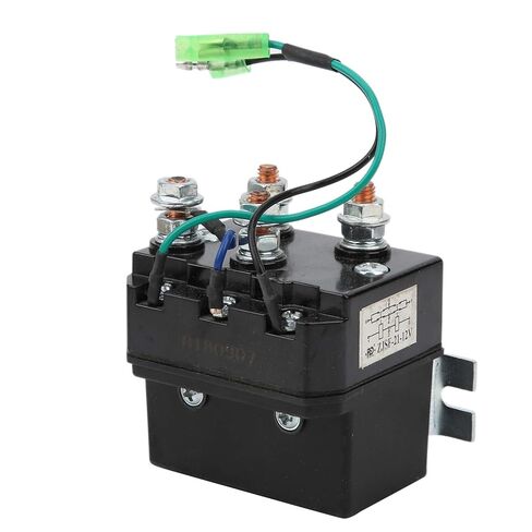 Winch Solenoid Relay, 12V ATV UTV Winch Contactor Solenoid with 6 Protecting caps Universal for ATV UTV 1500-5000lbs Winch in Kuwait