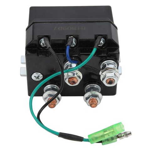 Winch Solenoid Relay, 12V ATV UTV Winch Contactor Solenoid with 6 Protecting caps Universal for ATV UTV 1500-5000lbs Winch in Kuwait