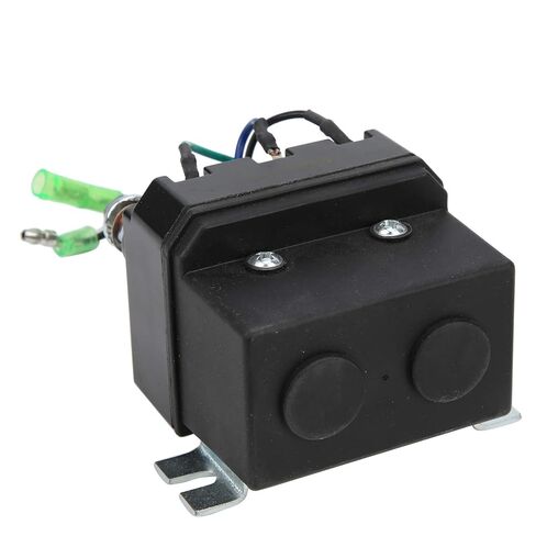 Winch Solenoid Relay, 12V ATV UTV Winch Contactor Solenoid with 6 Protecting caps Universal for ATV UTV 1500-5000lbs Winch in Kuwait