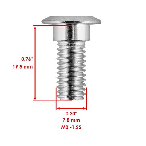 Caltric 4 Front Or Rear Wheel Disc Stud Screw Bolt Compatible with Yamaha Grizzly 450 Yfm450 2007-2014 in Kuwait