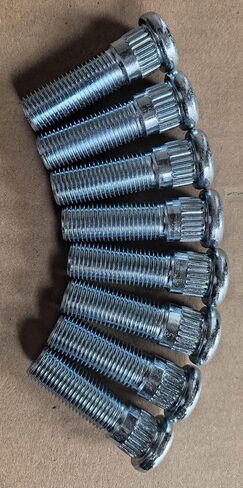 8 قطع M14 * 1.5 مسمار العروة الخلفية المسننة 610-325 15.9 ملم عقدة، 49 ملم طول بديل لـ 1988-2000 شيفروليه جي إم سي K2500 C2500 K1500 in Kuwait