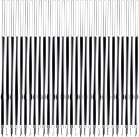 4.53 Inch Retractable Ballpoint Pen Refills, 1 mm Medium Tip Ink Pen Refills for Click Pens (Length 4.53 Inch/115 mm, Can be Cut to 4.2 Inch/107 mm or 3.85 Inch/98 mm) (Black, 35 Pcs) in Saudi Arabia