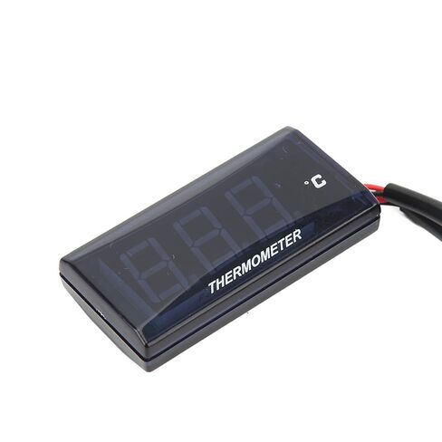 Motorcycle Water Temp with M10 Sensor, Universal 12V Water Temperature Gauge for Real Time Engine Monitoring, Digital LCD Display (Green Backlight) in Kuwait