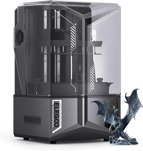 طابعة ELEGOO Saturn 4 Ultra 12K الراتنج ثلاثية الأبعاد، مع تسوية تلقائية ذكية، شاشة LCD أحادية اللون 10 بوصة 12K، سرعة طباعة أسرع 150 مم/ساعة، حجم طباعة 8.62 × 4.84 × 8.66 بوصة in Saudi Arabia