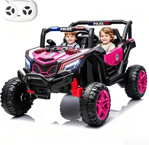 FINITO 4WD UTV 24V Ride On Toys for Big Kids Ride On 2 Seater Ride On Toys for Kids Electric Ride On UTV, Kids Side-by-Side UTV for Children Ages 3+, Electric Cars for Kids Electric Ride Car in Saudi Arabia