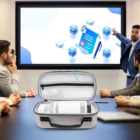Zunate Hard Travel Bag for Nebula Capsule 3, EVA Carrying Box/Cover with Soft Velvet Lining for Mini Projectors Including Pro and in Kuwait