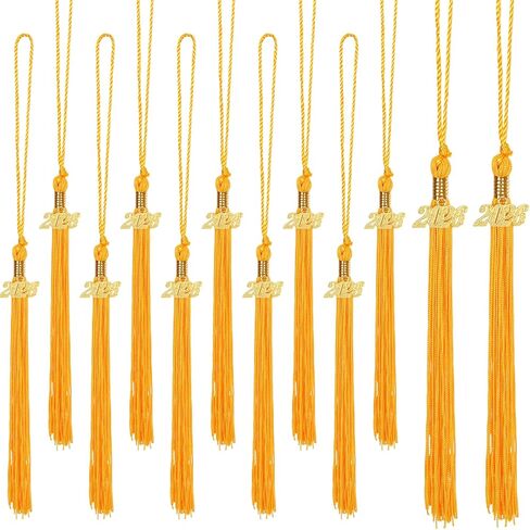 2026 Graduation Tassel, 12 Pcs Gold Graduations Cap Tassels Memorial Grad Cords for Class of 2026 Graduating Hat Decorations Ceremony Souvenir Accessories(Gold) in Kuwait