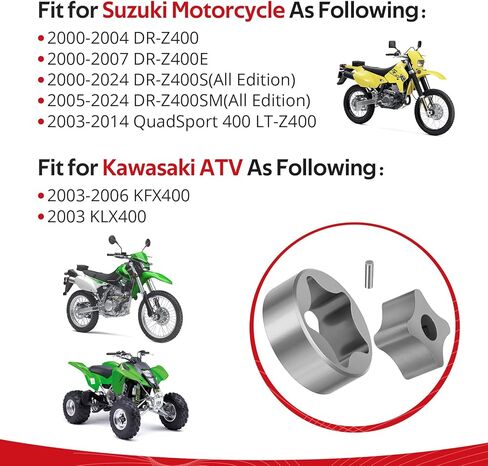 JAVIK مضخة زيت الدوار مجموعة لسوزوكي DR-Z400 DR-Z400E DR-Z400S DR-Z400SM QuadSport 400 LT-Z400 2000-2024 لكاواساكي KFX400 KLX400 2003-2006 O.E.M #16410-29F00 16154-S001 in Kuwait
