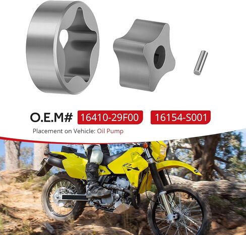 JAVIK مضخة زيت الدوار مجموعة لسوزوكي DR-Z400 DR-Z400E DR-Z400S DR-Z400SM QuadSport 400 LT-Z400 2000-2024 لكاواساكي KFX400 KLX400 2003-2006 O.E.M #16410-29F00 16154-S001 in Kuwait