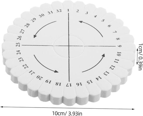 OSALADI 10pcs Round Weaving Disk Kit Slot Bracelet Braiding Tool for DIY Jewelry Making for Beginners Easy Operation Material in Saudi Arabia