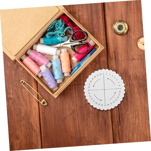 OSALADI 10pcs Round Weaving Disk Kit Slot Bracelet Braiding Tool for DIY Jewelry Making for Beginners Easy Operation Material in Saudi Arabia