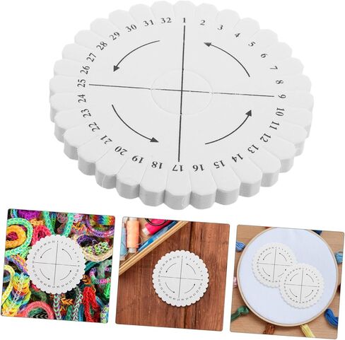 OSALADI 10pcs Round Weaving Disk Kit Slot Bracelet Braiding Tool for DIY Jewelry Making for Beginners Easy Operation Material in Saudi Arabia