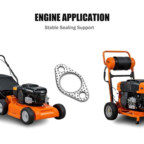 20 041 12-S 2004112S استبدال حشية العادم المتوافقة مع محركات Kohler Courage ذات الأسطوانة الواحدة SV470-SV620، تناسب Cub Cadet RZT LT LTX 1040 1042 1045، تحل محل AYP 532185909، 4 عبوات in Kuwait