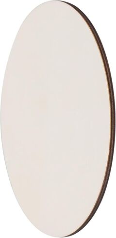 Make Market 5.5" Wood Oval Plaque – Unfinished Plywood Ovals for Painting, Staining, and DIY Craft Projects, 36 Pack in Saudi Arabia