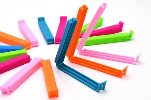 30 PCS Plastic Food Sealing Holder Clips Fresh-Keeping Bag Clips Sealer for Kitchen Food and Snack Bag (Multicolor) in Saudi Arabia