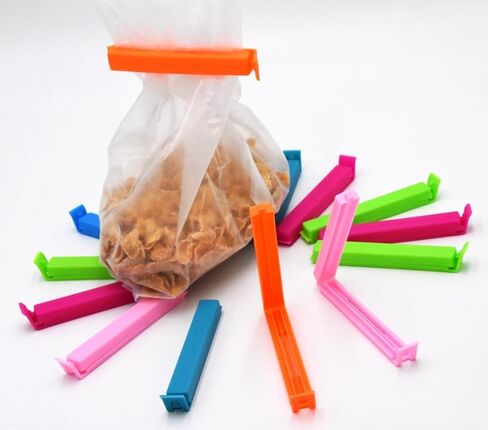 30 PCS Plastic Food Sealing Holder Clips Fresh-Keeping Bag Clips Sealer for Kitchen Food and Snack Bag (Multicolor) in Saudi Arabia